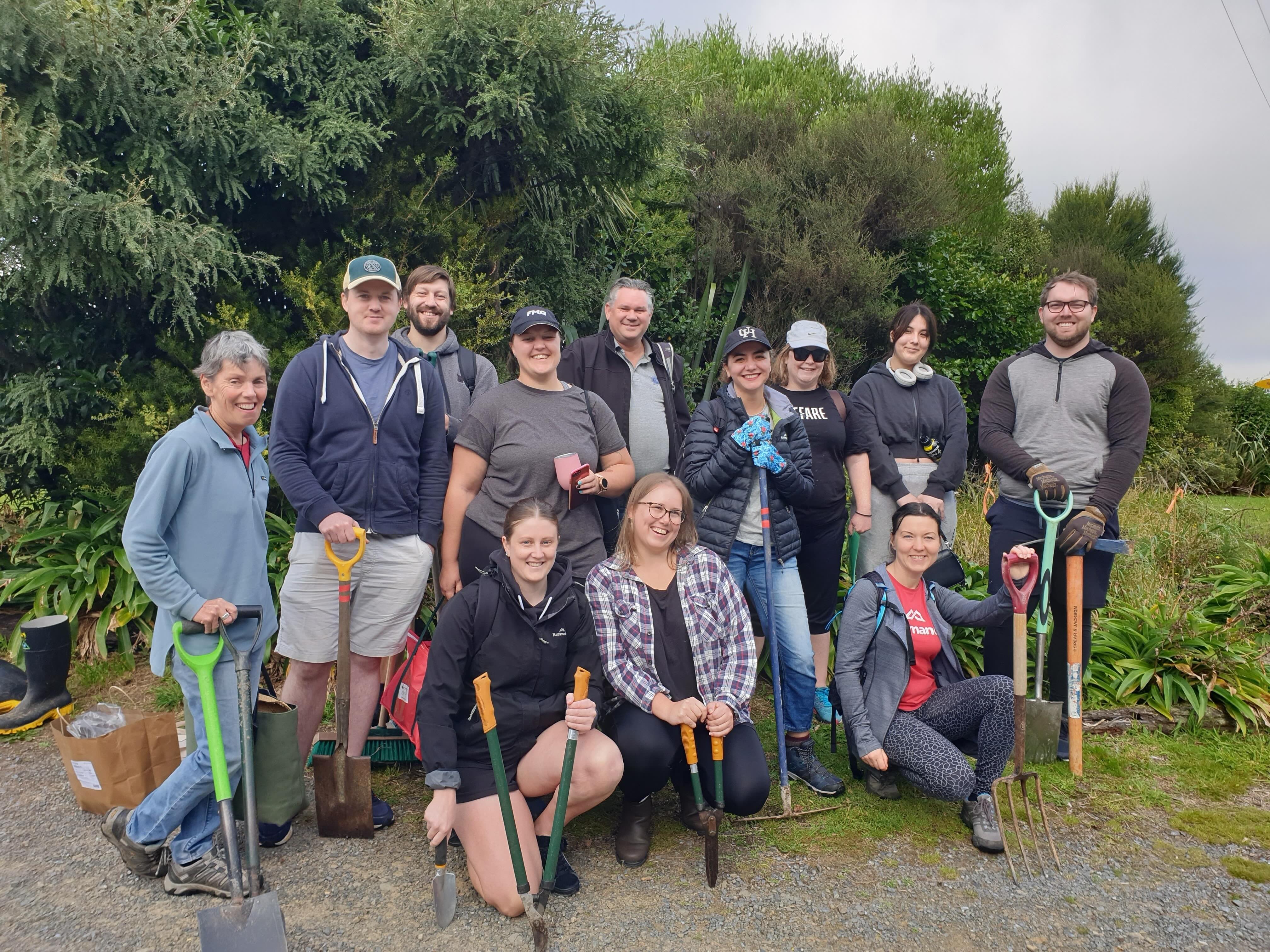 Pynenberg & Collins Corporate Team at Marae group photo